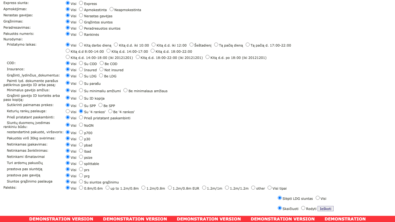 pakas report_all — 4H radio filter set to 4H-only